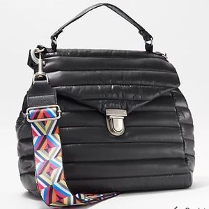 Think Rolyn Black Handbag with removable strap